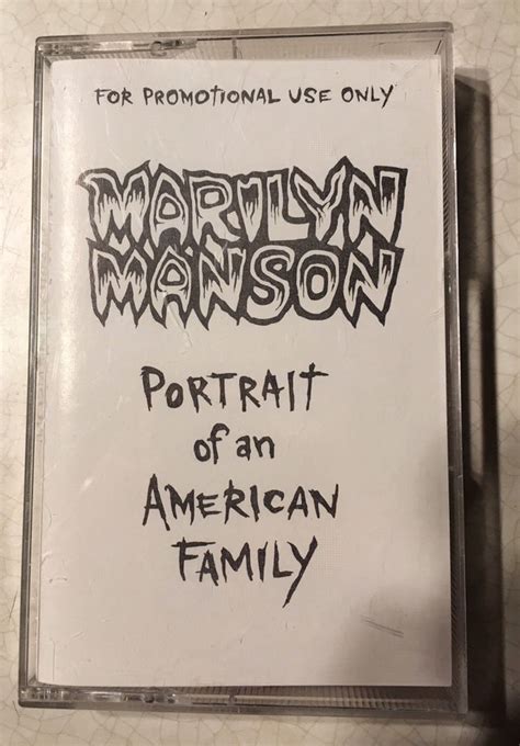 Marilyn Manson - Portrait of an American Family (1994, Cassette) | Discogs