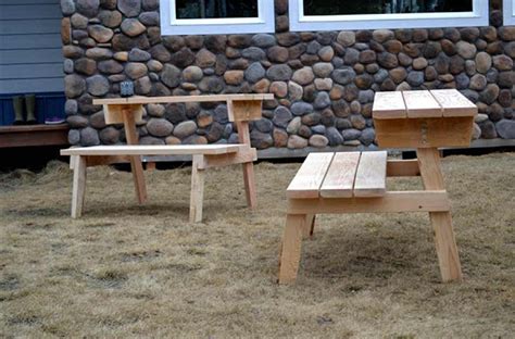 Kids Picnic Table Bench Plan/2 in 1 Picnic Table Bench | Etsy in 2022 | Build a picnic table ...