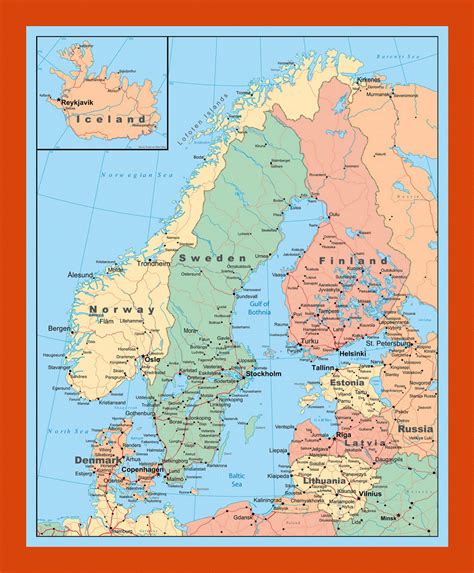 Scandinavian Map