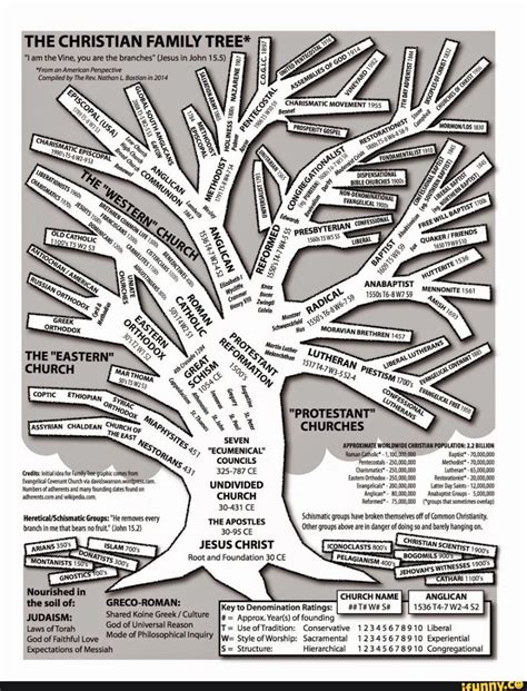 THE CHRISTIAN FAMILY TREE* "Lam the Vine, you are the branches" (Jesus ...