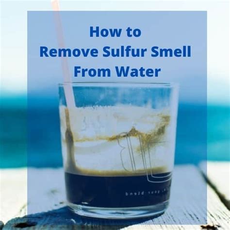 Sulfur Smell In Bathroom - Asking List