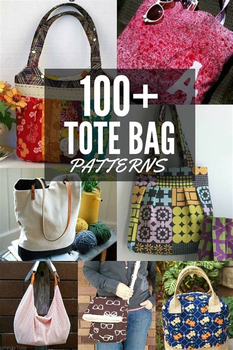 100+ Free Tote Bag Patterns All patterns are free with step by step instructions. The Sewing ...