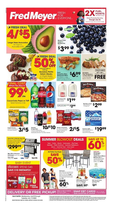 Fred Meyer Grocery Ad Valid Jul 8 - Jul 14, 2020 Next Week Preview ...