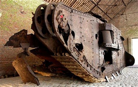 Mark IV Female British WW1 Tank D51 called Deborah in Flesquieres ...