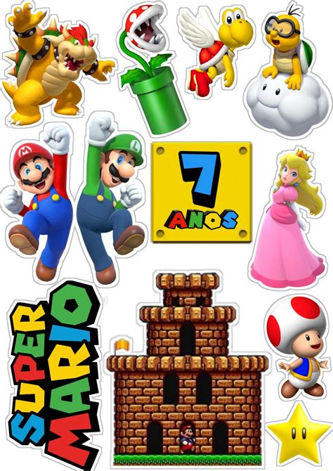 Bolo Do Mario, Bolo Super Mario, Super Mario World, Mario Bros Birthday ...