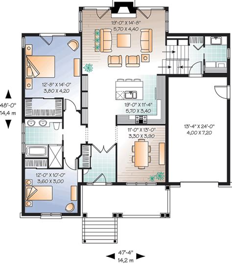 Front To Back Split Level House Plans / Adding Existing Front Back Split Level House Still ...