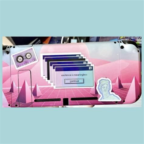 AESTHETIC Wave Sticker Pack // Computer Vaporwave Sticker Set - Etsy