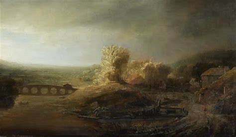 Rembrandt Landscape Discovered In Berlin Museum Collection - Titian ...