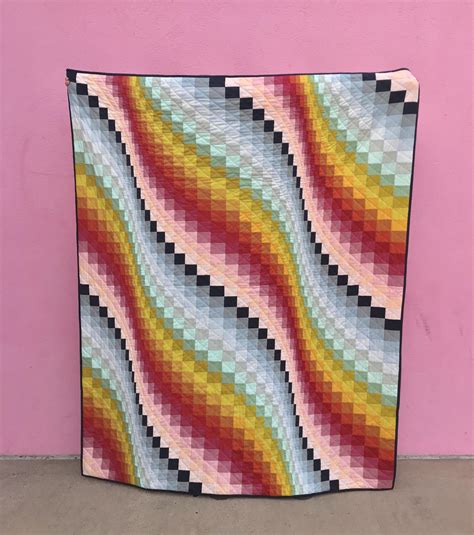 Jelly roll bargello sample for a pattern I wrote : r/quilting