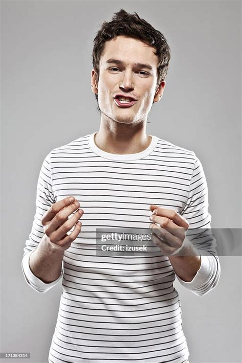 Man Talking At The Camera High-Res Stock Photo - Getty Images