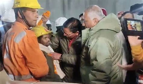 All 41 workers rescued from collapsed Indian tunnel - World News - News ...