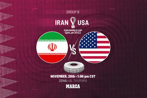 World Cup 2022: Iran - USA: Game time and where to watch the 2022 Qatar ...