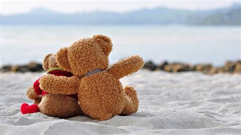 #1254463 HD Cute Teddy Bears Romantic - Rare Gallery HD Wallpapers