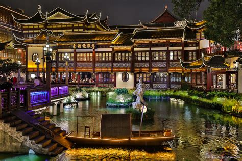 China-Shanghai-Old Town at Night - Travel-n-Architecture - Cultures and ...