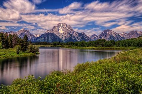 Wyoming mountain river landscape wallpaper | 2048x1365 | 135962 ...