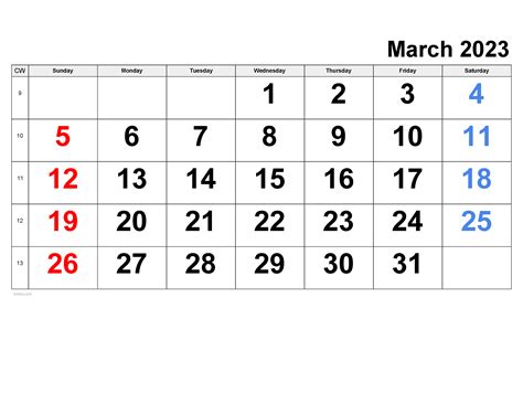 March 2024 Calendar | Free Printable PDF, XLS and PNG