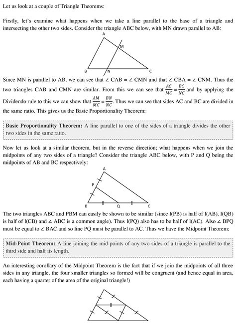 The Basic Proportionality Theorem – CAT-holics