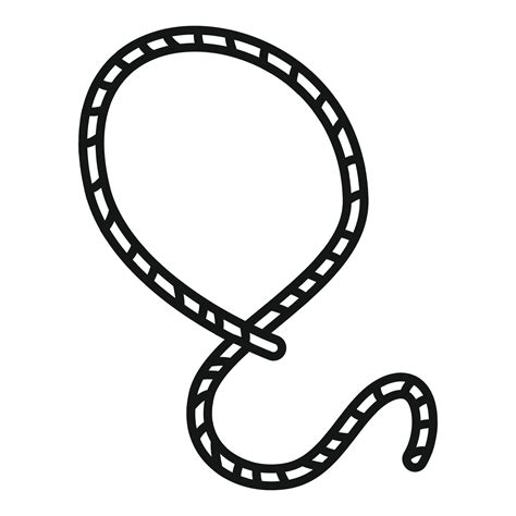 Lasso Clipart Black And White