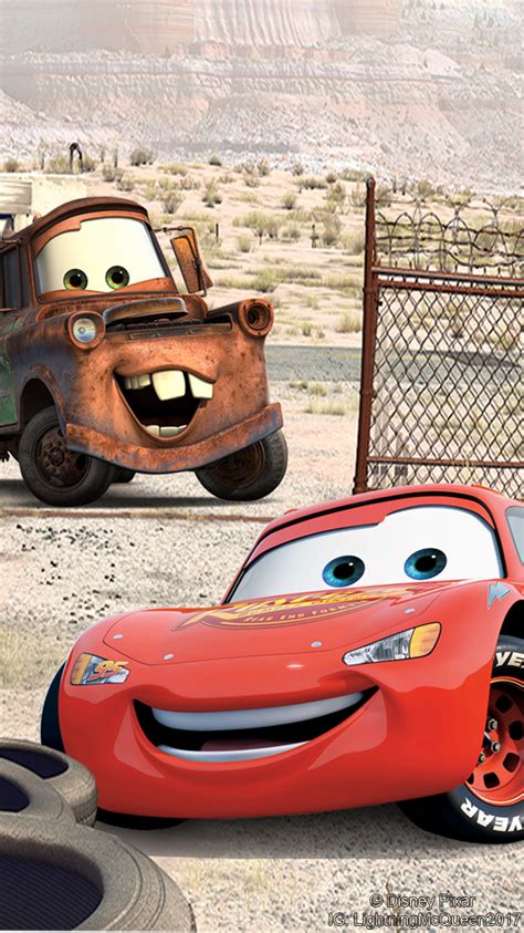 Lightning McQueen and Mater Wallpaper (750x1334) by LightningMcQueen2017 on DeviantArt