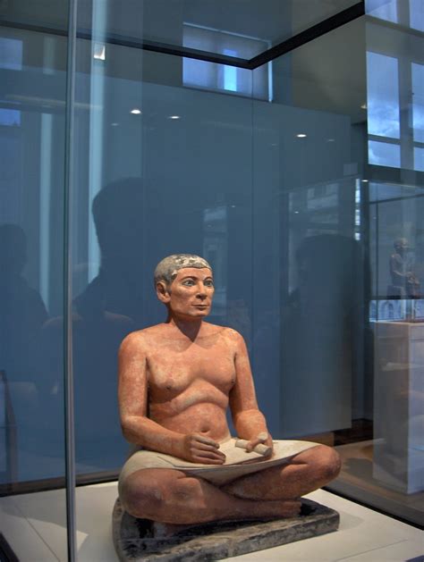 Seated Scribe, Louvre Museum, Paris | chineu | Flickr