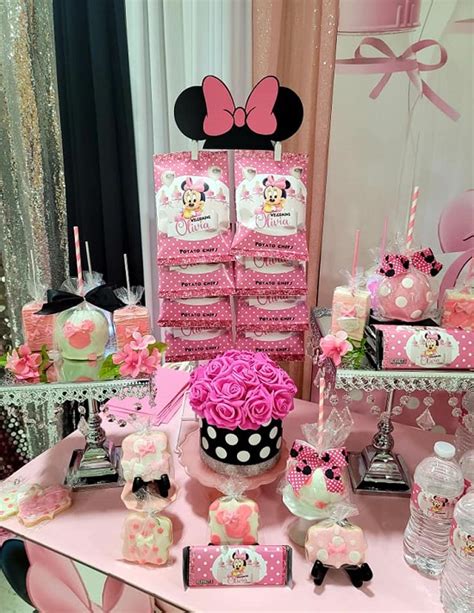 Pink and Silver Minnie Mouse Baby Shower – Baby Shower Ideas 4U