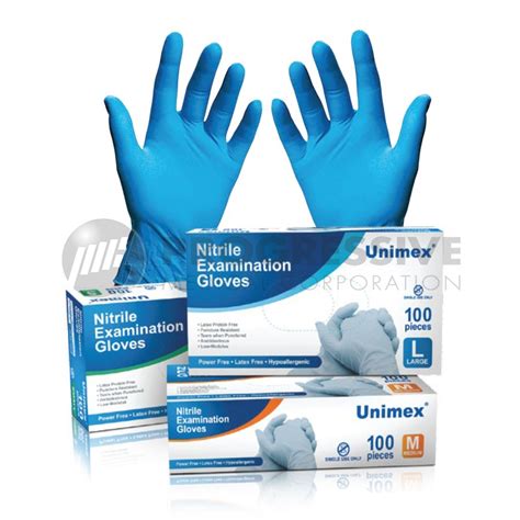 Unimex Nitrile Examination Gloves – Progressive Medical Corporation