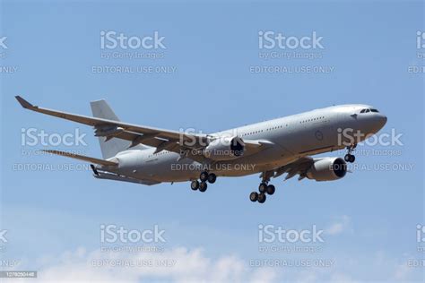 Royal Australian Air Force Airbus Kc30a Tanker Aircraft On Approach To ...