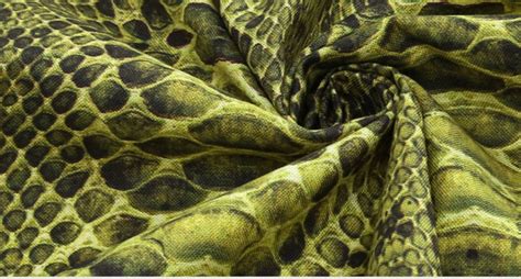 Snake Skin Patterned Fabric Digital Textile Printing Made in - Etsy