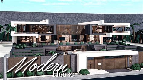 Bloxburg MODERN HOUSE Part1 | Welcome to Bloxburg 900K House Build | TOCA blox | Modern suburban ...