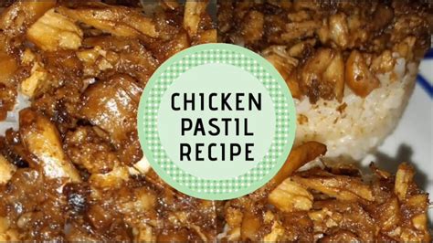 Chicken Pastil Recipe - YouTube