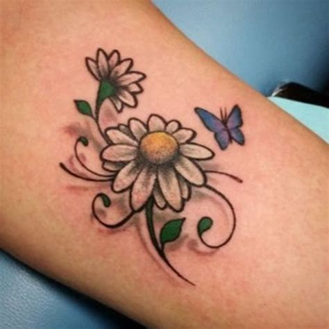 50 Daisy Tattoos | Daisy tattoo designs, Small daisy tattoo, Daisy ...