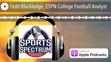 Todd Blackledge, ESPN College Football Analyst - YouTube