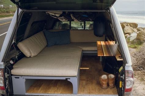 14 Camper Shell Interior Ideas For Comfortable Truck Camping - The ...