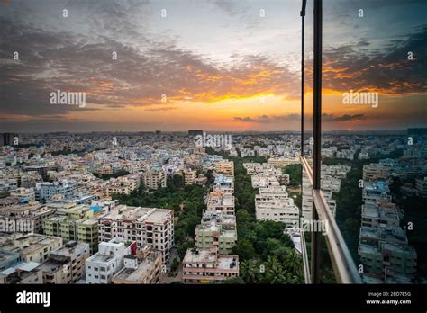 Hyderabad city buildings and skyline in India Stock Photo - Alamy