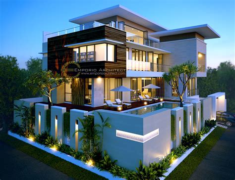 Jasa Arsitek Desain Rumah Bapak Alex | Desain rumah modern, Desain ...