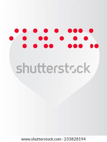 "I Love You" in Braille - stock vector