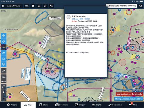 ForeFlight’s graphical notam - FLYER