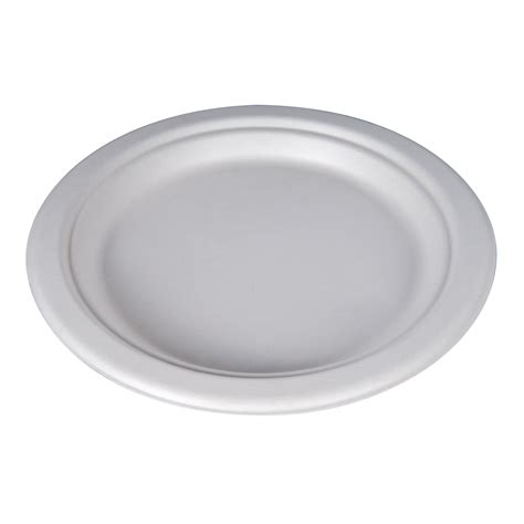 Bagasse Plates. 100% Compostable Paper Plates, Heavy Duty Disposable ...