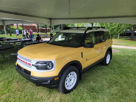 2023 Ford Bronco Sport Heritage Limited Edition: Live Photo Gallery