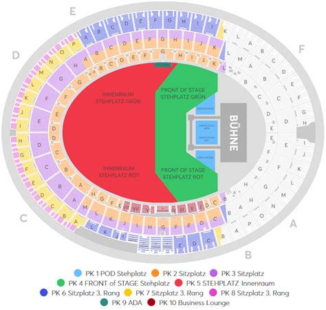 Taylor Swift Vienna Seating Chart