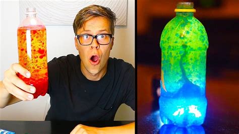 TRYING DIY GLOWING LAVA LAMP EXPERIMENT - DAY 108