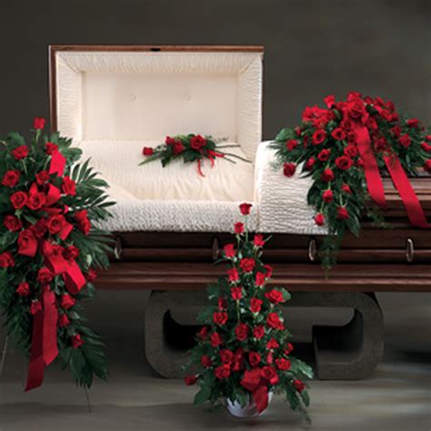 Rose Full Casket Spray - Casket Flowers | The Sympathy Store