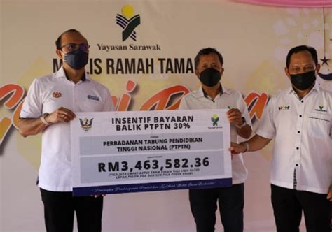 Yayasan Sarawak pays off RM3.46 mln in S’wakian students’ loans to PTPTN