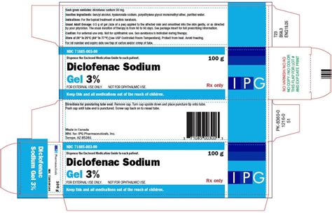 Diclofenac Gel - FDA prescribing information, side effects and uses