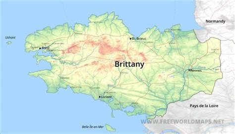 Brittany Map