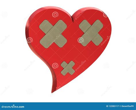 Hurting Heart Royalty Free Stock Photography - Image: 12285117