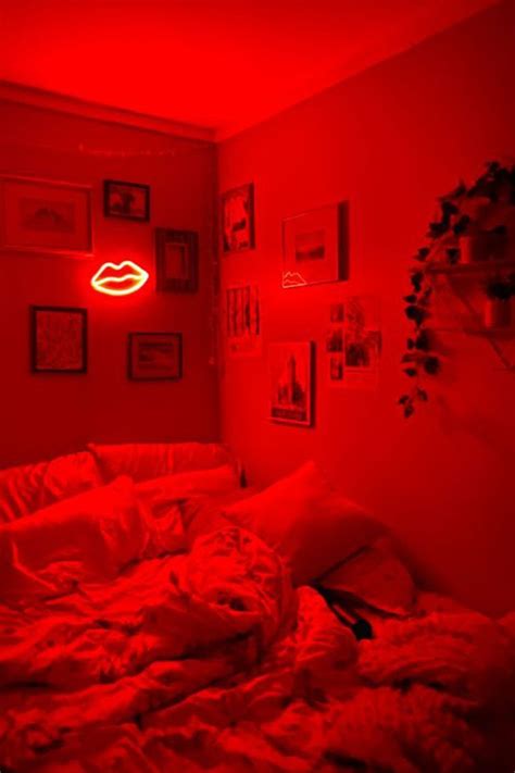 Red Room Decor Ideas | Red room decor, Bedroom red, Red lights bedroom