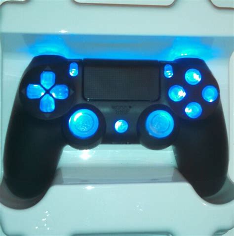 PS4 Controller Custom Blue LED Mod Strong Durable by MrD1nonly