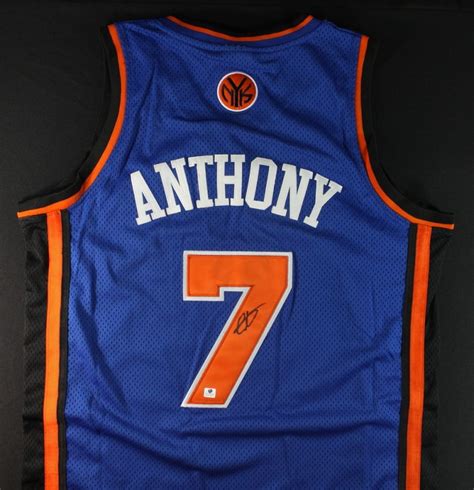 Carmelo Anthony Signed Knicks Jersey (GA COA)