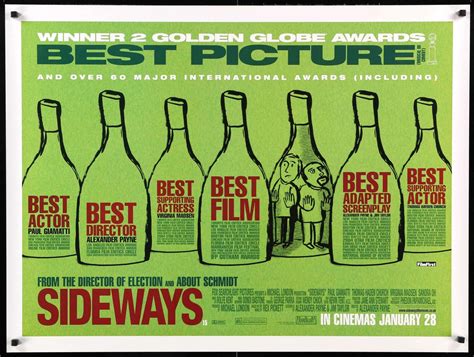 Sideways (2004) Original British Quad Movie Poster - Original Film Art - Vintage Movie Posters